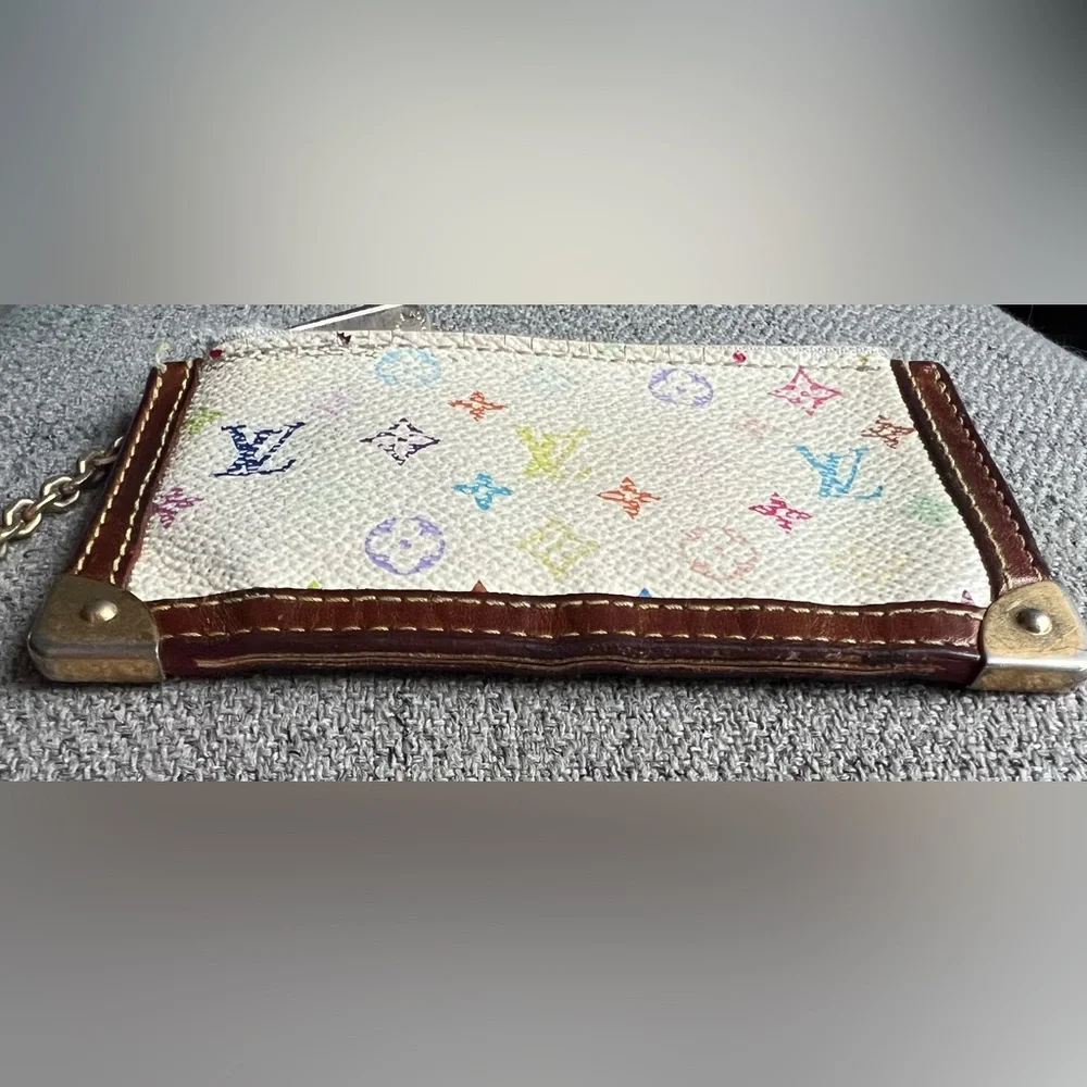Louis Vuitton Multicolor Murakami Monogram Key Pouch Vintage